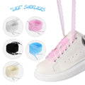 Lace Elegant Flat 25mm Shoelaces Now Available In Pink Blue Black White Cream Ships from USA
