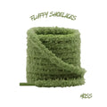 Moss Fluffy Flat 18mm Chunky Cute 55 Inch Shoelaces Ships from USA