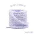 Lavender Fluffy Flat 18mm Chunky Cute 55 Inch Shoelaces Ships from USA