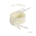 Cream "Lace" Gorgeous Flat 25mm Wide Shoelaces We Ship from The USA!!!