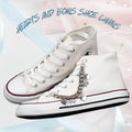 Hearts And Bows Shoe Chains 2025 Charms For Shoes Ships from USA