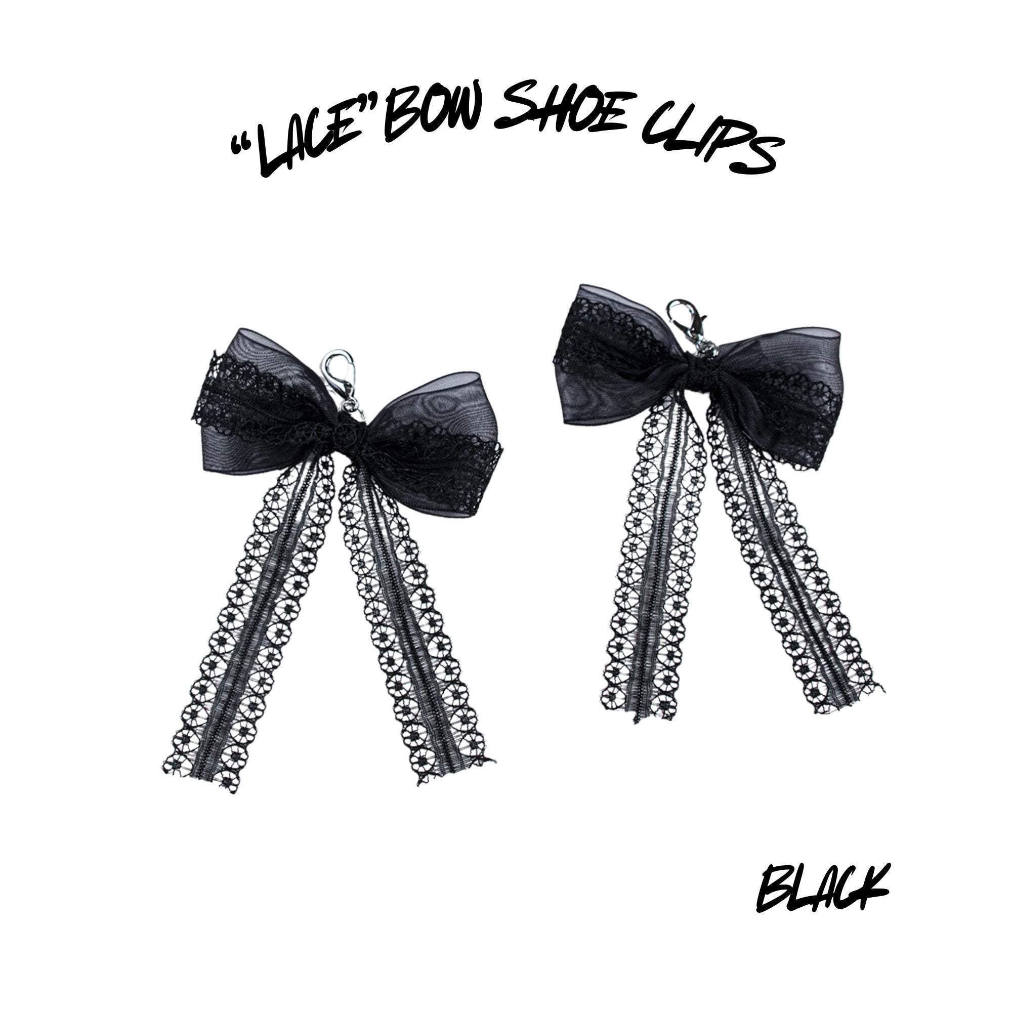 Lace Bow Shoe Clips Beautiful Jewelry 2025 Charm For Shoes Ships from USA