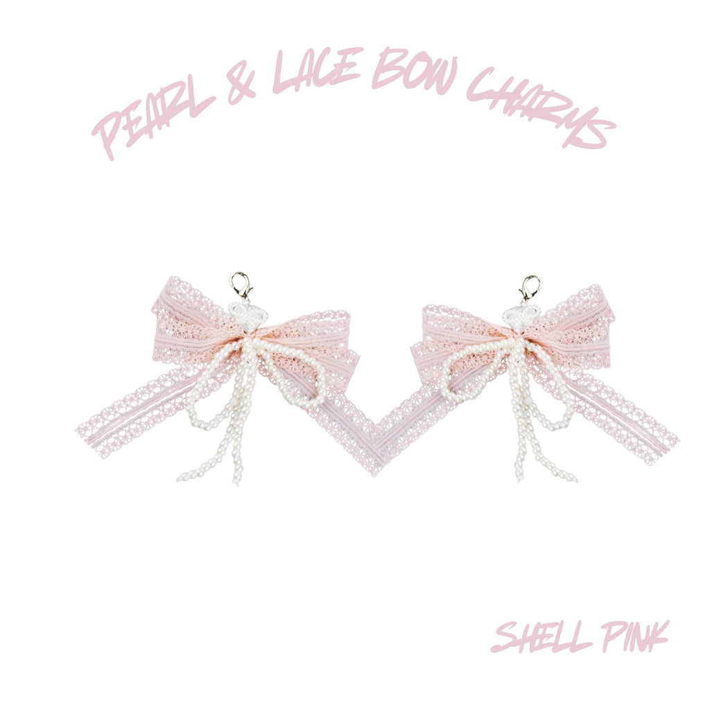 Pearl & Lace Bow Shoe Charms New 2025 Pearls Jewelry Charms For Shoes Ships from USA
