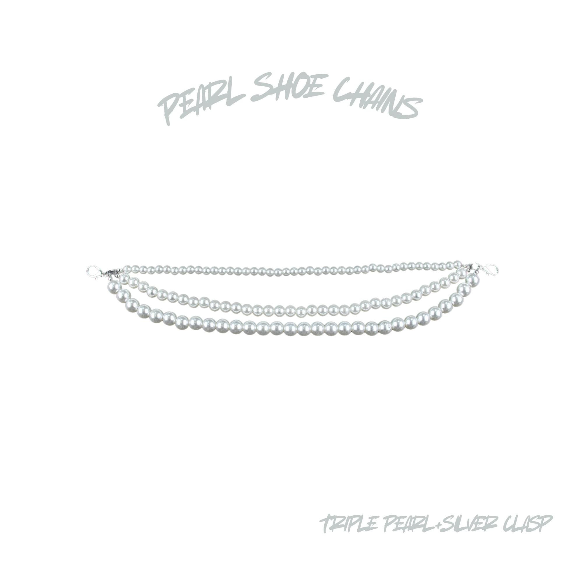 Pearl Shoe Chains 2025 Luxury Shoe Charms For Shoes Ships from USA